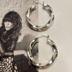 ANENJERY Vasest metallist lainepapist keerduv suur &uuml;mmargune r&otilde;ngask&otilde;rvar&otilde;ngad naistele l&auml;ikivad n&otilde;gusad k&otilde;rvar&otilde;ngad S-E132 kuldne