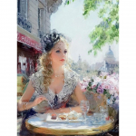 5D DIY teemantmaali portree ilu ristpistes komplekt t&auml;is&uuml;mmargune teemanttikandid mosaiikkunst kodukaunistuse pilt Full Round 20x30CM