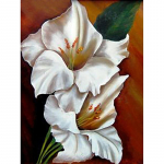 5D DIY Teemantmaali Lilled Roosi ristpiste komplekt T&auml;isringi puur Tikand Mosaiik Seinakunst Rhinestones Kodukaunistuse kingitus Full Round 20x30CM