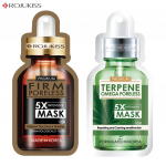 Rojukiss Akne/Pinduv/Punane seerum/Gluta/HYA/Omega/Perfect/Repair/Valge/Tsingi poorideta 5X intensiivmask 25 ml - Tai nahahooldus Firm 1 & Omega 1