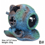 Vaik Sukeldumiskiiver Vrakk Akvaarium Kalapaak Maastikukujundus Loominguline Dekoratsioon Ornament L&auml;bi Puhkepaiga Varjupaik Paagi Dekoratsiooniks B