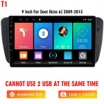 Icreative Android 10 autoraadio Seat Ibiza 6J jaoks 2009 2010 2012 2013 FR GPS Navigation 2 Din Screen Audio Multimeedia WIFI 2din Player