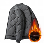 Meeste sulemantel fliisbr&auml;ndi riided paks s&uuml;gisjope, meeste 2022. aasta talvepargid, meeste vabaaja mantlid meeste pealisr&otilde;ivad M must