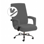 Paksud kontoriistmete toolid Protector Vastupidav Jacquard Office Stretch Spandex toolikatted M&auml;&auml;rdunud arvutiistme tooli kate Eemaldatavad katted L Size