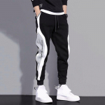 Jogger Sport pikad p&uuml;ksid, mehed jooksevad Seluar Panjang Sukan Lelaki mood M must