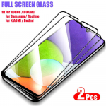 2 tk t&auml;isekraani kaitsekile karastatud klaasist kile Samsung Galaxy S20 S21 FE A12 A52 A22S A52S 5G A13 A53 Realme 10 8 9 8i Redmi 8 9A 9A 9C 10C 9AT jaoks Samsung Galaxy A41 must