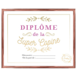 Les Tr&eacute;sors De Lily [A3450] - kirju 'Super Copine' diplomiraam - 25x20 cm mitmev&auml;rviline