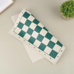1 tk PVC-nahast malelaud 34,5 cm kaasaskantav pehme rullitav vastupidav malelaud