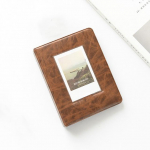 64 taskuga 3-tolline fotoalbum Fujifilm Instax Mini jaoks 9 8 7 s 90 70 25 kaamerafilmiraamatu kaardihoidja pruun