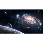 Kosmose t&auml;histaevas rippuv maal Kosmose udukogu dekoratsioon maalimine p&auml;ikeses&uuml;steemi planeet orbitaaluniversum ulmeline galaktika plakat 60cm&times;170cm NoFrame