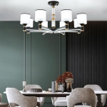 Minimalistlik elutoa l&uuml;hter S&ouml;&ouml;gitoa lamp Magamistoa Lamp Euroopa Luksuslik Atmosf&auml;&auml;rivalgustus Koduvalgustus 8 headlights