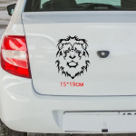 Tri Mishki HZX558# 15x19cm L&otilde;vipeaga autokleebis Auto tuuleklaas Vin&uuml;&uuml;lkleebised Aksessuaarid Autokleebis
