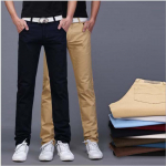Uued meeste Slim Fit sirge s&auml;&auml;rega p&uuml;ksid vabaaja pliiatsiga &auml;rip&uuml;ksid meestele 38 must
