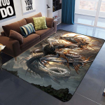 Roosimustriga draakon, libisemiskindel vaip P&otilde;randamatt Uksematt Magamistoa vaip Elutoa K&ouml;&ouml;gimatid p&otilde;randale 40x120cm