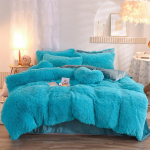 Crystal Plush Plush voodipesu Talvine paks soe naaritsa neljaosaline &uuml;likond King