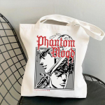 Jojo Bizarre Adventure ostukott l&otilde;uend toidupoed bolsas de tela bolsa kotiriie korduvkasutatav kohandatud 24*26cm