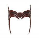 Film Scarlet Witch Wanda Cosplay kost&uuml;&uuml;m Maximoff PU kroonmask peakate Halloweeni peo tiaara kingitud peakatted PU