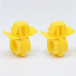 2X kapoti kaabli luku kinnitusklambrid Opel Corsa DE jaoks Kinnitushoidja kork Needikinnitus Kapoti toe tugivarda hoidiku vahetus 2PCS