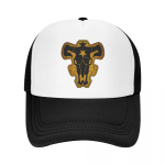 Black Bull Squad Worn logoga pesapallim&uuml;ts P&auml;ikesekaitse reguleeritav Anime Manga Black Clover Trucker Hat Spring Snapback m&uuml;tsid Trucker Hat