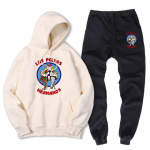 Los Pollos Hermanos Chicken Brothers Mehed Naised Unisex Komplektid Vabaaja kapuutsid Spordi&uuml;likonnad Suured dressipluusid Spordidressid Mantel XL
