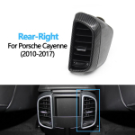S&uuml;sinikkiust Auto Ees Vasak Parem Taga Kliimaseadme AC &Otilde;hutusv&otilde;re T&auml;ielik Koost Porsche Cayenne 958 jaoks Front Left black