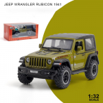 1:32 Scale Jeeps Wrangler Rubicon 1941 s&otilde;iduki mudel auto m&auml;nguasi, suure simulatsiooniga peen maastikul sulamist m&auml;nguasjad auto lastele 1/32-15.5x7.5x7cm roheline
