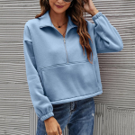 Naiste sviiter, paks fliis, vabaaja s&auml;rk L roosa