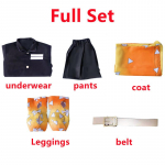 Anime Demon Slayer Kimetsu no Yaiba Agatsuma Zenitsu Cosplay Kost&uuml;&uuml;m Naiste Kimono Vormiriietus Halloweeni j&otilde;ulupeo riided M