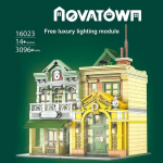 MOLD KING 16023 T&auml;navavaade Prantsuse restorani mudel MOC kergete ehitusplokkidega Tellised Komplektid M&auml;nguasjad J&otilde;ulukingid