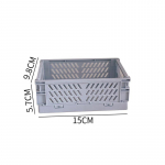 Kokkupandav kast, plastist kokkupandav hoiukast, korv, kosmeetikakonteiner, lauaarvuti hoidik koduseks kasutamiseks koolilaua hoiukast