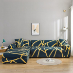 Prinditud nurgadiivanikatted elutuppa elastne spandex diivanikate, veniv kattekiht, L-kujuline diivan, vaja osta 2tk diivanikatet Large(190-230cm)1pc