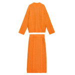 XITAO kaheosaline komplekt Naiste kaheosaline kudumiskomplekt GCC4044 One Size oranž