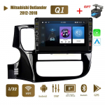 8-tolline Android-autoraadio multimeediumivideopleier Mitsubishi Outlanderi 2012-2018 jaoks koos nupunupuga Carplay WiFi BT 2 Din 2+32GB 1+32GB