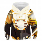 2023 Uus Naruto Hoodie Animatsioon Lastele 3D prinditud mood dressipluusid Poistele T&uuml;drukutele Laste pulloverid T&auml;navamantlid 3-14 a. 150cm