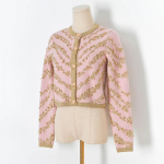 S&uuml;gistalvised kampsunid kardiganid naiste &uuml;herealised, luksuslikud p&auml;rlitega triibulised vabaaja kudumid, kootud topid Mujer uus, C-187 One Size must