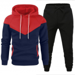 S&uuml;gistalvine spordidress Meeste lapiline kapuutsiga 2-osalised komplektid Meeste komplektid &Uuml;likond Meeste Fliis Sport-Hoodie Dressip&uuml;ksid Kaheosalised komplektid M