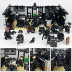 Lapsed panevad kokku ehitusklotsid M&auml;nguasjad Terrorismivastane eripolitsei &otilde;ppesaal Ehitusklotsid Laste m&auml;nguasjad