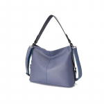 Pehme, ehtsast nahast &otilde;lakott Naiste k&auml;ekott vabaaja naiste ristkehaga kott, suur igap&auml;evane k&auml;ekoti kott 33cm*10cm*26cm sinine