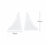 Universaalsed autoukse nurga kokkup&otilde;rkevastased katted l&auml;bipaistvad silikoonkaitse kriimustusvastased kleebised uksekaitse kate 2pcs/set