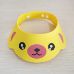 Baby Bath Cap visiiri m&uuml;ts Reguleeritav Baby Shower Protect Eye Veekindel &scaron;ampoon Pritsmekaitse Juuksepesukaitse Inf jaoks roheline