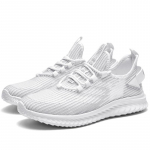 Meeste kingad, suured hingavad kookosp&auml;hkli kingad, pehme tallaga, kerged lendavad vabaajajalatsid 39 valge