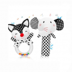 Beebi pl&uuml;&uuml;sist k&otilde;ristim&auml;nguasjad, pehme pl&uuml;&uuml;sist t&auml;idisega k&otilde;risti, pehme t&auml;idisega k&otilde;ristiga m&auml;nguasi varaseks arendamiseks, pl&uuml;&uuml;sis &scaron;eikerm&auml;nguasi, t&auml;idisega loomade m&auml;nguasi 2 tk. Fox-14.5x14cm,15.5x14cm