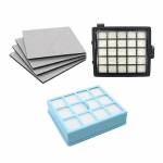 Filter Philipsi FC8134 FC8135 FC8136 FC8142 FC8146 FC8148 FC8140 FC8144 jaoks 2tk Hepa filtrit ja 4tk mootori puuvillafiltrit