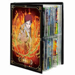 Anime Naruto kaardid Album Raamat Multifilm Anime Uzumaki Naruto M&auml;ng Kaart Kaust Laaditud Loend Kaartide Kogu Raamat Lapsele Lahe m&auml;nguasi kingitus orange