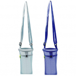 Kott Kerge kaasaskantav kahe taskuga pudeli disainiga veehoidik koos rihmaga sinine/tumesinine