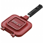 V&otilde;ileivak&uuml;psetaja, nakkumatu kuumav&otilde;ileivak&uuml;psetaja Panini grillpannid k&auml;epidemega Maifanshi Non Pot Flip Pan koduk&ouml;&ouml;gi jaoks