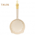 Kurn Lusikas Plastikust k&auml;epidemega riistad BPA-vabad Keskkonnas&otilde;bralikud pelmeenid Nuudlid Keetmiskurn Toiduvalmistamise tarvikud kollane