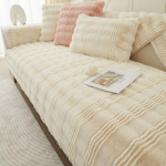 Paksendatud Faux Rabbit pl&uuml;&uuml;sist diivanikatted diivanitele Diivani libisemiskindel libisemisvastane &uuml;lipehme lamamistoolir&auml;tik Cushion cover45x45cm kohv