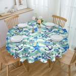 Ocean Starfish Anchor Marine Life &uuml;mmargune laudlina veekindel lauakate pulmapeo kaunistamiseks s&ouml;&ouml;gilaua kate 4pcs 33x48 Table mat