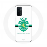 Valge taustaga Oppo A74 5G scp sportliku portugali &uuml;mbris
